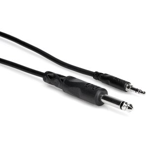 Hosa CMP-105 1/4" TS Mono to 3.5mm TRS Stereo Interconnect 5 ft.